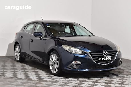 Blue 2015 Mazda 3 Hatchback Sp25