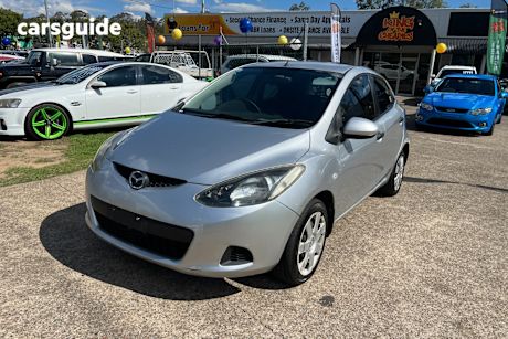 Silver 2010 Mazda 2 Hatchback Neo
