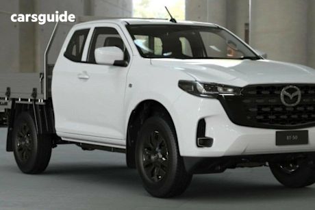 White 2025 Mazda BT-50 Freestyle Cab Chassis Xt (4X2)