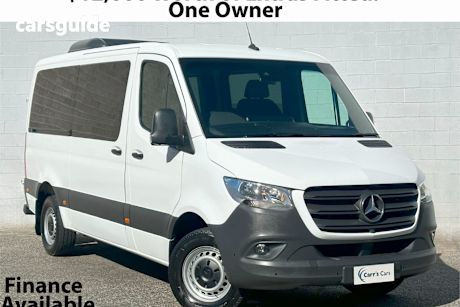 White 2019 Mercedes-Benz Sprinter Van 419Cdi Vs30 Mwb Rwd High Roof