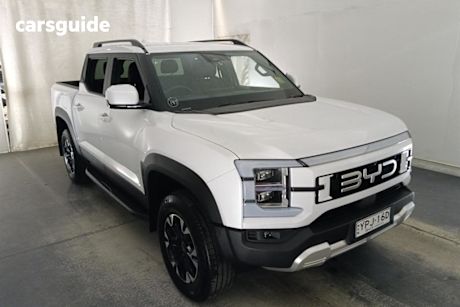 White 2024 BYD Shark 6 Dual Cab Utility Dual Motor Premium