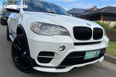 White 2012 BMW X5 Wagon Xdrive 30D
