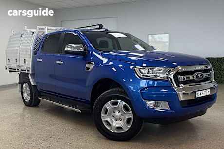 Blue 2018 Ford Ranger Dual Cab Utility Xlt 3.2 (4X4) (5 Yr)