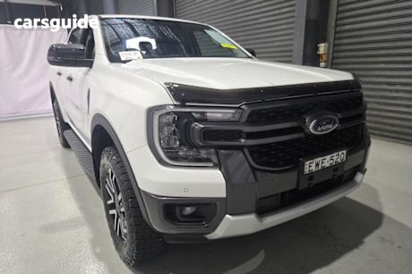 White 2022 Ford Ranger Double Cab Pick Up Sport 2.0 (4X4)