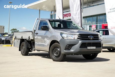 Silver 2020 Toyota Hilux Cab Chassis Workmate