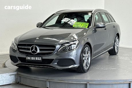 Grey 2016 Mercedes-Benz C200 Wagon D