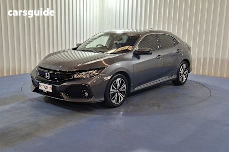 Grey 2017 Honda Civic Hatchback Vti-Lx