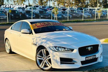White 2016 Jaguar XE Sedan 20D R-Sport