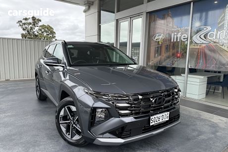 Grey 2025 Hyundai Tucson Wagon Elite Hybrid (Fwd)