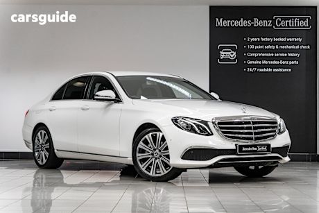 White 2017 Mercedes-Benz E220 Saloon D