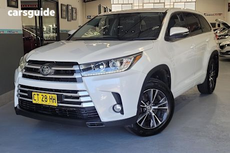 White 2019 Toyota Kluger Wagon Gx (4X4)