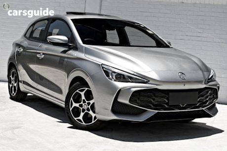 Silver 2025 MG MG3 Hatchback Essence Hybrid+