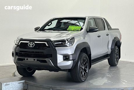 Silver 2024 Toyota Hilux Double Cab Pick Up Rogue 48V (4X4)