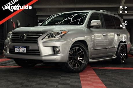 Silver 2012 Lexus LX570 Wagon
