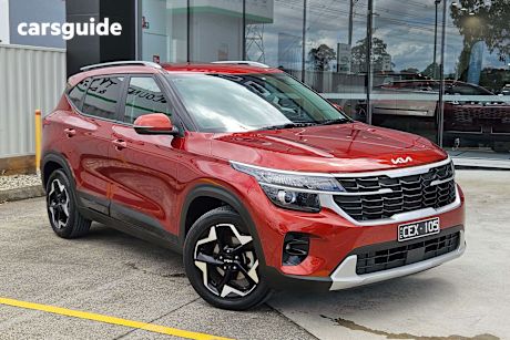 Orange 2022 Kia Seltos Wagon Sport+ (Fwd)