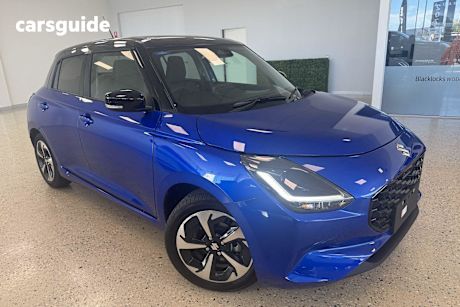 Blue 2025 Suzuki Swift Hatchback Hybrid Glx