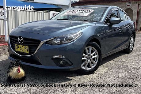 Blue 2014 Mazda 3 Sedan Maxx