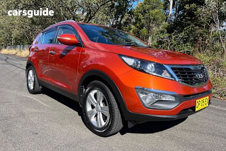 Orange 2013 Kia Sportage Wagon Sli (Awd)