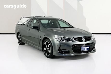Silver 2016 Holden UTE Utility Sv6 Black Edition