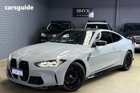 Grey 2021 BMW M4 Coupe Competition