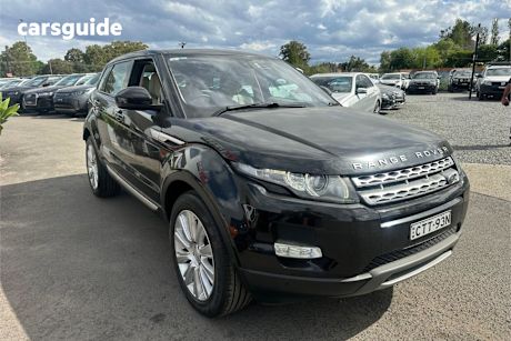 Black 2014 Land Rover Range Rover Evoque SUV SI4 PRESTIGE 4X4