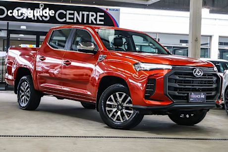 Orange 2022 LDV T60 Double Cab Utility Max Luxe (4X4)