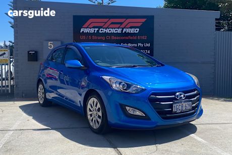 Blue 2016 Hyundai I30 Wagon Tourer 1.6 Gdi