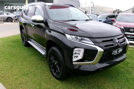 Black 2023 Mitsubishi Pajero Sport Wagon Gsr (4Wd) 7 Seat