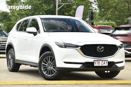 White 2019 Mazda CX-5 Wagon Maxx Sport (4X4)