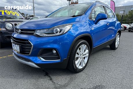 Blue 2017 Holden Trax Wagon Lt