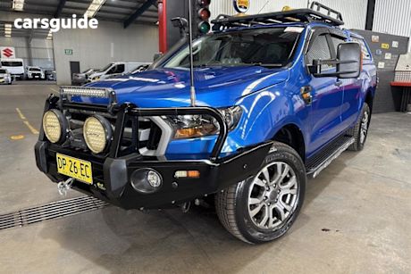 Blue 2018 Ford Ranger Dual Cab Utility Xls 3.2 (4X4)
