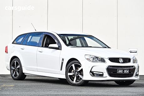 White 2017 Holden Commodore Sportswagon Sv6