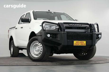 White 2021 Isuzu D-MAX Crew Cab Utility Sx (4X2)
