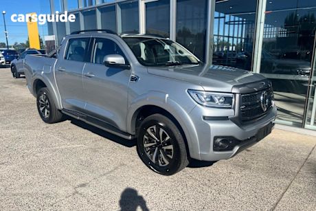 Silver 2025 GWM Cannon Dual Cab Utility Lux (4X4)