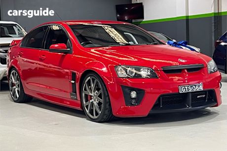 Red 2007 HSV GTS Sedan