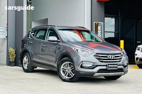 Grey 2016 Hyundai Santa FE Wagon Active (4X4)