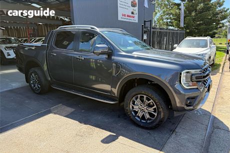 Grey 2023 Ford Ranger Double Cab Pick Up Wildtrak 3.0 (4X4)