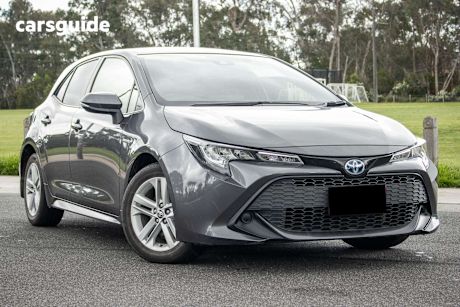 Grey 2022 Toyota Corolla Hatchback Ascent Sport Hybrid