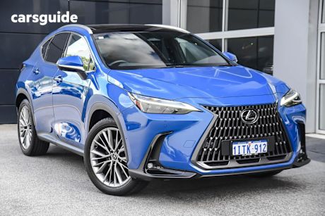Blue 2024 Lexus NX350H Wagon Sports Luxury Hybrid Awd