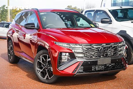 Red 2024 Hyundai Tucson Wagon Elite N Line (Awd)