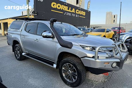 Silver 2019 Mitsubishi Triton Double Cab Pick Up Gls (4X4) Premium