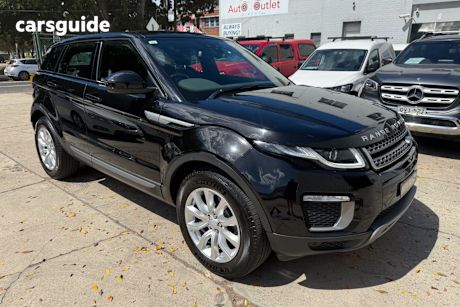 Black 2016 Land Rover Range Rover Evoque SUV TD4 150 SE 4X4