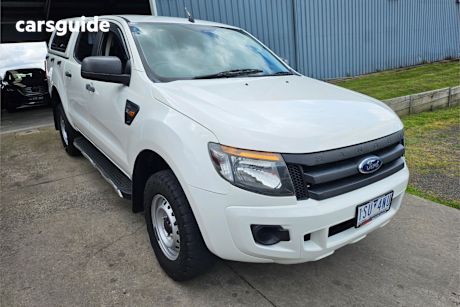 White 2015 Ford Ranger Dual Cab Chassis Xl 3.2 (4X4)