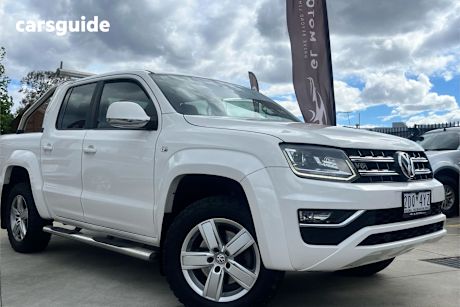 White 2017 Volkswagen Amarok Dual Cab Utility V6 Tdi 550 Highline