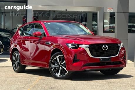 Red 2025 Mazda CX-60 Wagon P50E Azami Phev