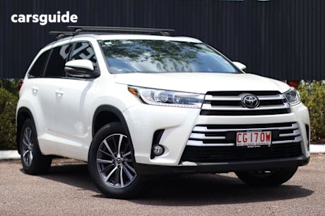 White 2018 Toyota Kluger Wagon Gxl (4X4)