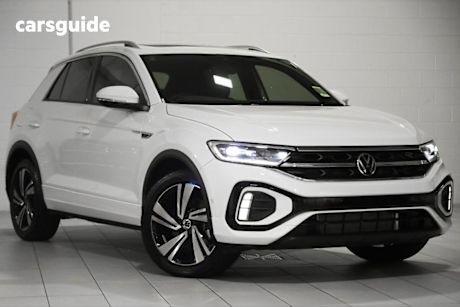 White 2025 Volkswagen T-ROC Wagon 140Tsi R-Line