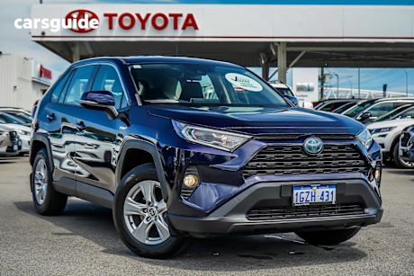 Blue 2020 Toyota RAV4 Wagon Gx 2Wd Hybrid