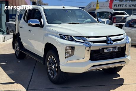 White 2022 Mitsubishi Triton Double Cab Pick Up Gls (4X4)