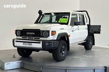 White 2023 Toyota Landcruiser Double Cab Chassis Lc79 Gxl